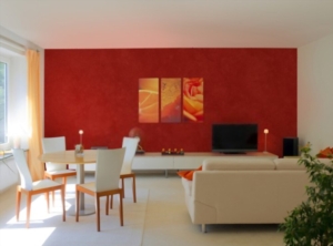 living room interior painting